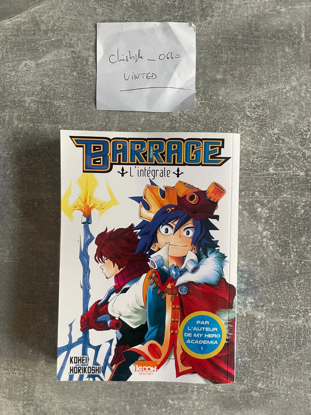 Manga Barrage, l'intégrale en version française.